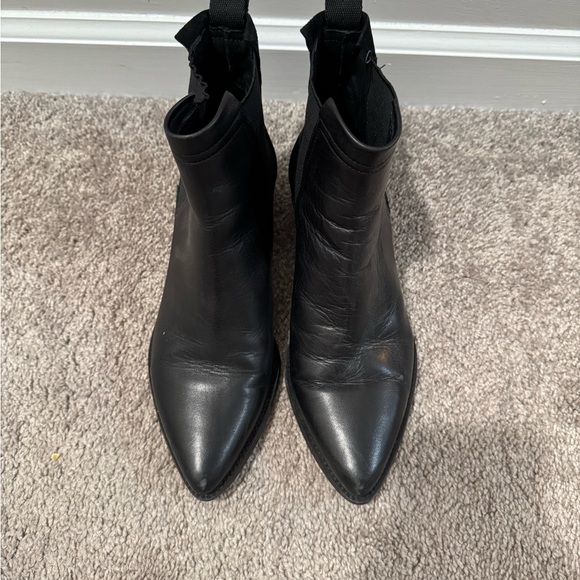 Scarpedarte Black Leather Ankle Boots - Picture 2 of 4